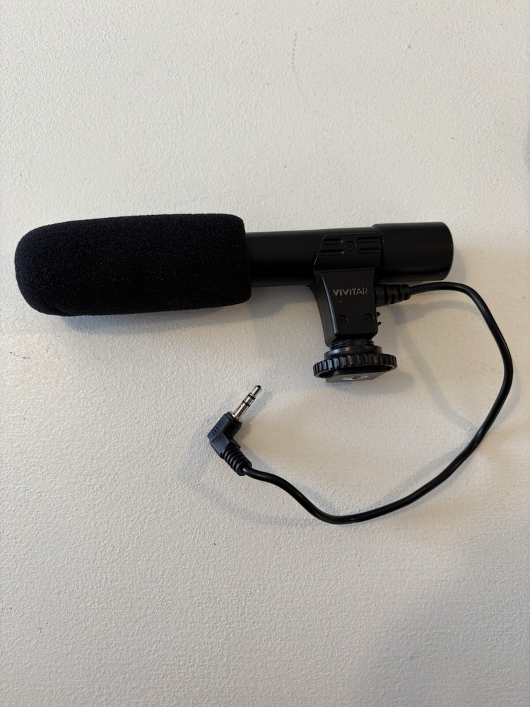 Vivitar Microphone Sound Recording for Tripod iPhone Samsung digital Camera
