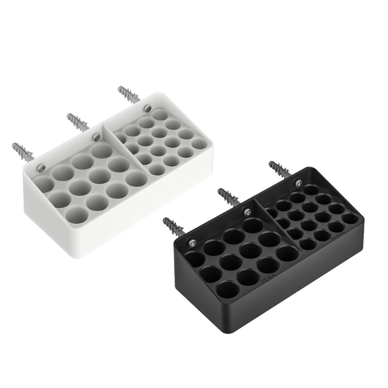 Holder Case for 12AA and 16AAA Batteries Storage Wall Mounted Dispenser
