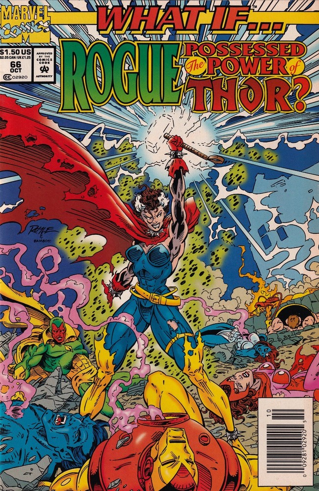 1989 Marvel What If #66 Rare Newsstand Edition Comic  