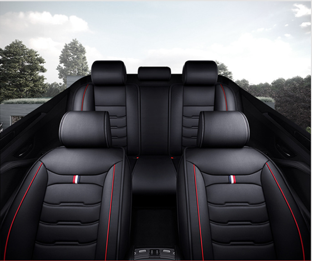 Car Seat Covers PU Leather Protector Front Rear Seat Cushion Fit For Ford Focus