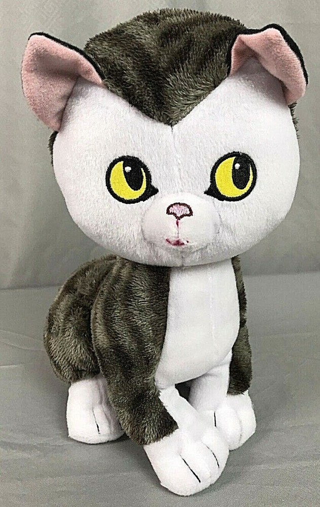 The Shy Little Kitten Plush From Little Golden Books Stuffed Animal  Gray White