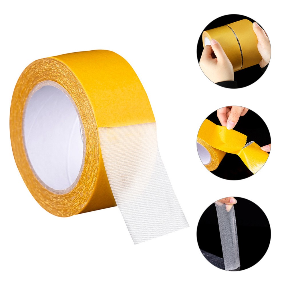 Double-Sided Fabric Tape for Securing Rugs to Carpets  