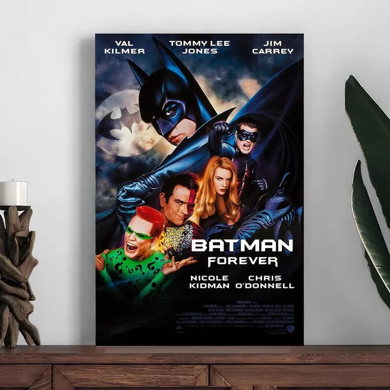 Batman Forever Movie Poster for Home Decor and Room Decoration