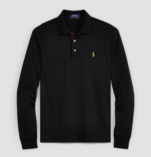 POLO RALPH LAUREN Men's Soft-Touch Long-Sleeve Polo Shirt 5XL B New 125