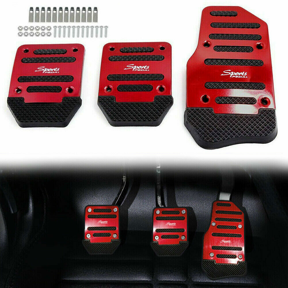 Car Accessories Non-slip Foot Pedal Manual Brake Pedal Pad Cover Kit Universal