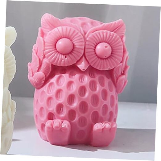 Owl Hooter Candle and Resin Mold for DIY Crafting Clay Jewelry