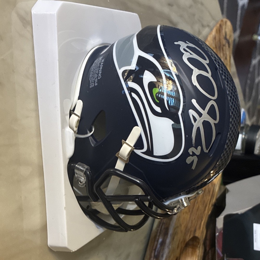 Richard Sherman Seahawks Autographed Football Mini Helmet player certification