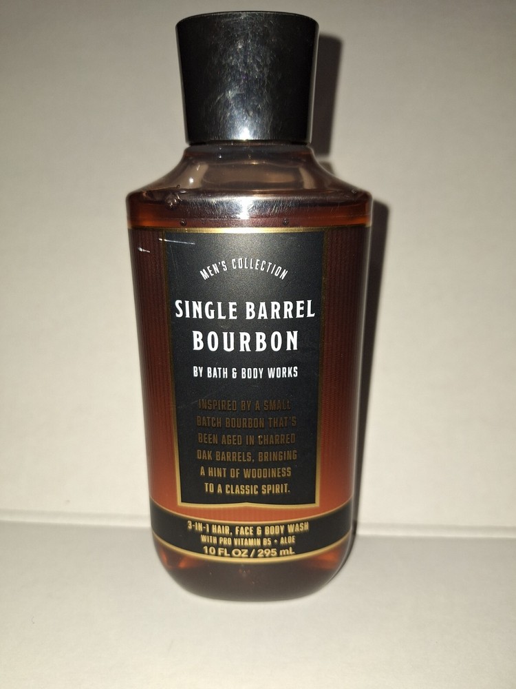 Bath & Body Works Single Barrel Bourbon Men's 3 in 1 Face Hair & Body Wash