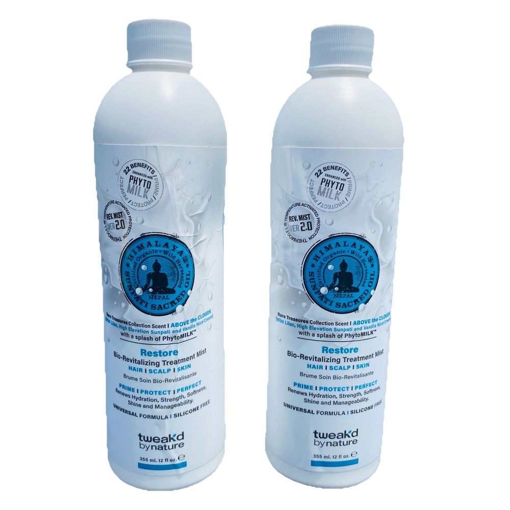 Tweak'd by Nature Revitalizing PhytoMilk Restore Hair Treatment Mist Above the
