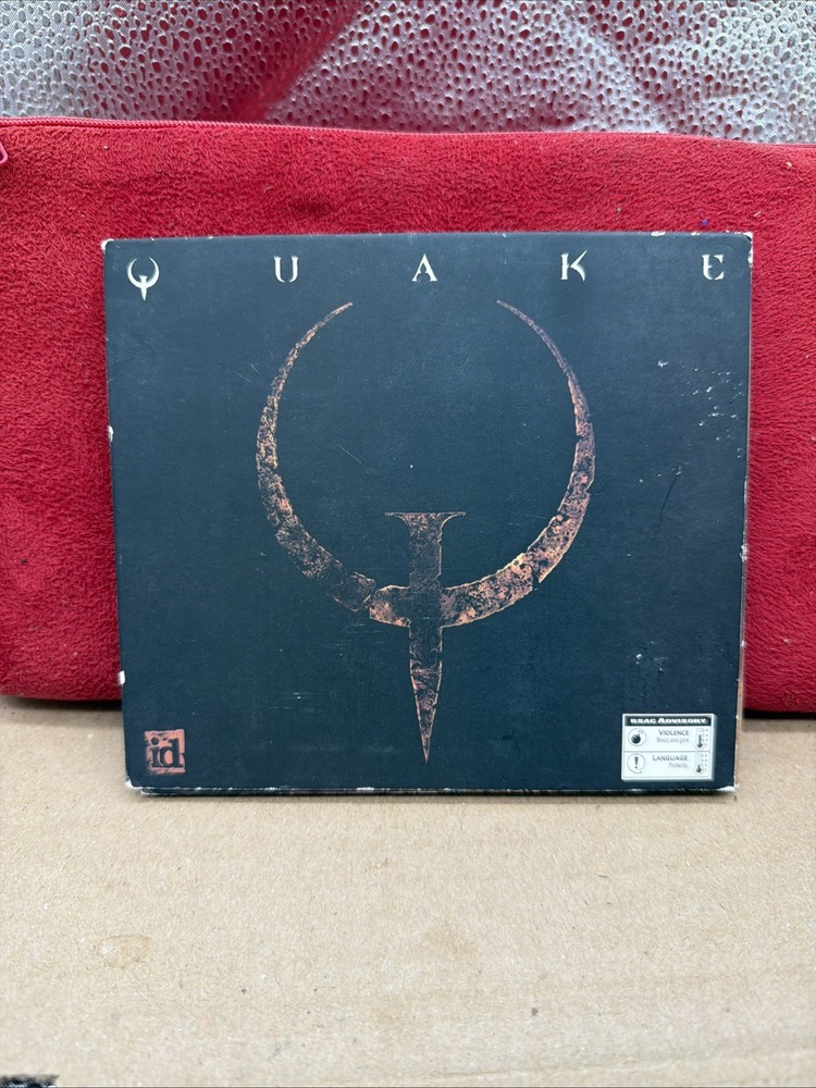 Quake PC CD-ROM Game id Software 1996 Complete In Box Classic FPS & Q!zone