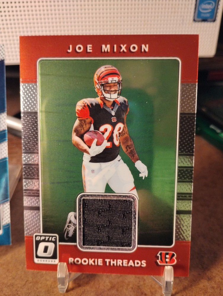 Joe Mixon 2017 Donruss Optic Rookie Threads Bengals Memorabilia Card