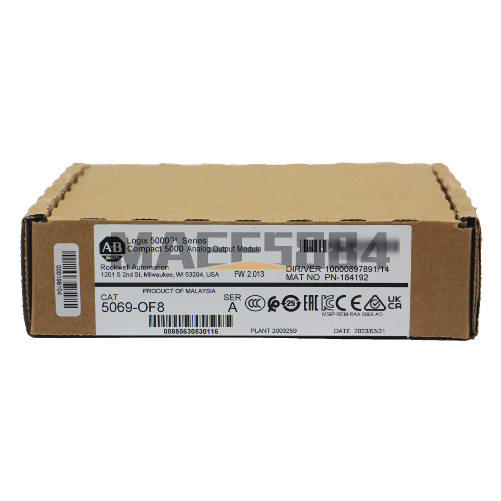 Factory Sealed New Allen-Bradley 5069-OF8 Compact 5000 Analog Output Module