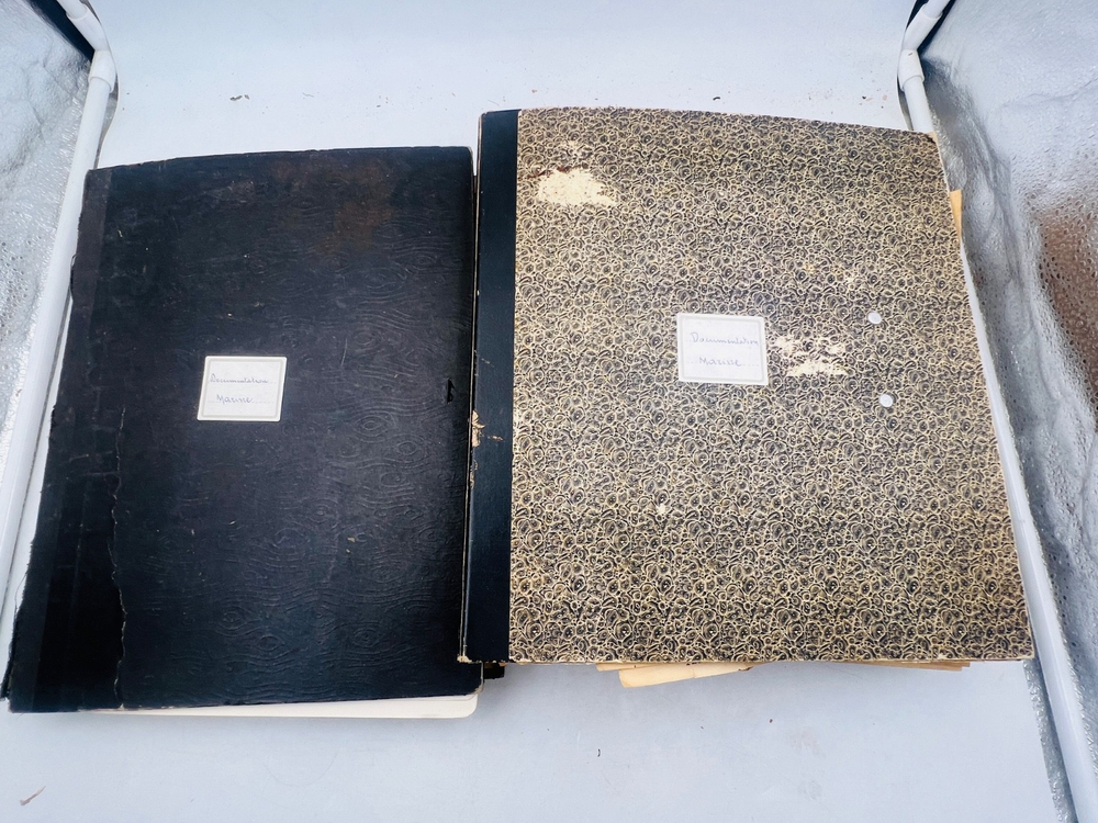 Documentation manuscrite et photographique sur les PAQUEBOTS et CARGOS FRANCAIS