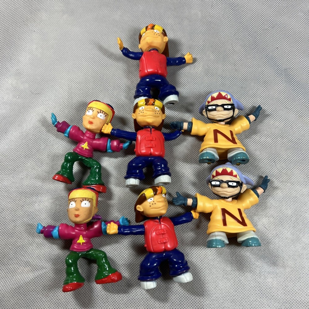 2002 Burger King Rocket Power Loose Toy Figures Lot of 7 K2