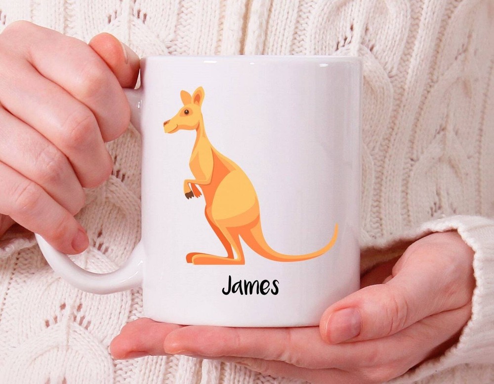 Personalized Kangaroo Mug Kangaroo Gift Kangaroo Cup Kangaroo Christmas Gifts