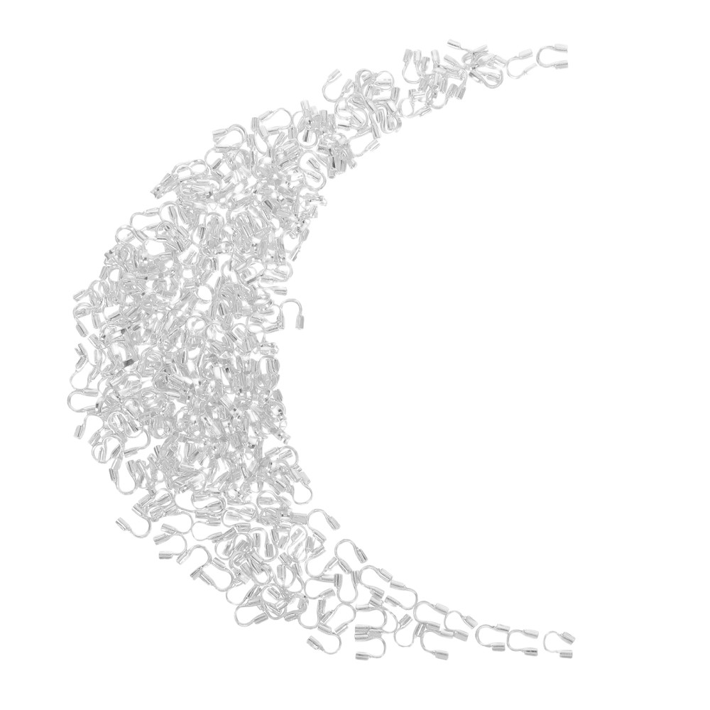 300 Pcs Jewelry Positioning Tube Necklace Wire Guardian Protectors for Making