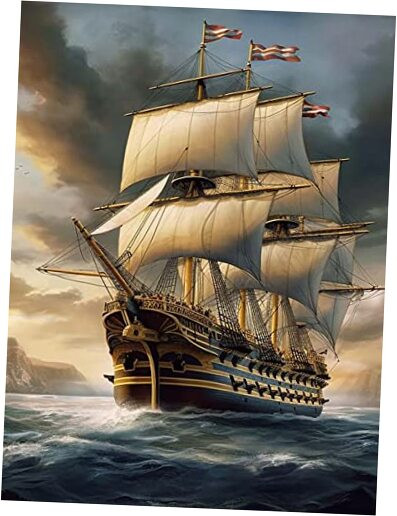 5D Landscape Diamond Painting Kits - DIY Diamond Art Kits for Adults Ocean