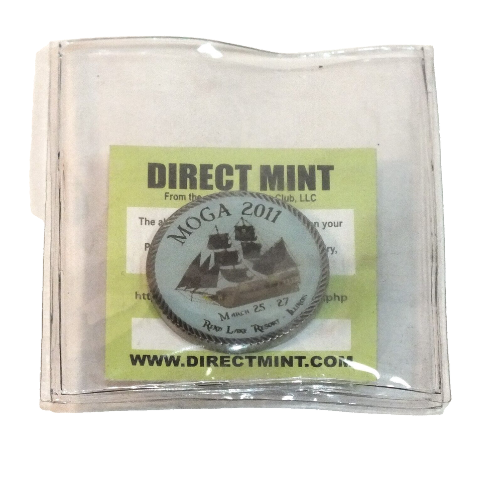 MOGA 2011 Lapel Pin Pirate Ship Theme Geocaching Event Souvenir Jewelry Pin S10