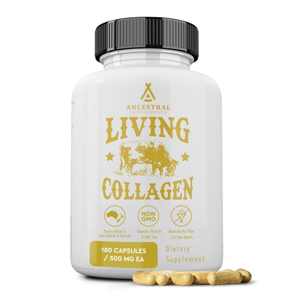 Grass-Fed Beef Collagen Powder 3000mg for Skin Joint and Gut Health Support