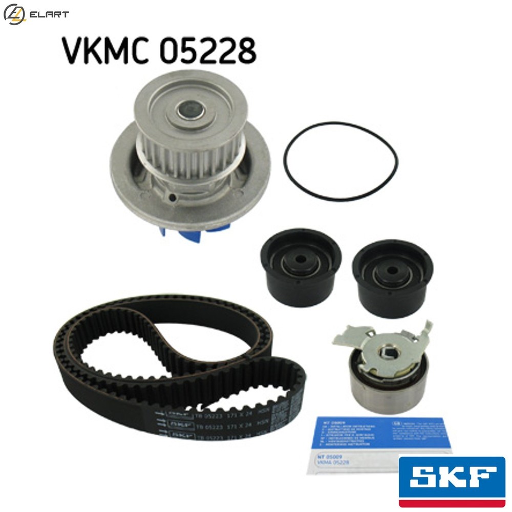 WATER PUMP & TIMING BELT KIT VKMC 05228 FOR DAEWOO HOLDEN CAPTIVA/Gen.  OPEL