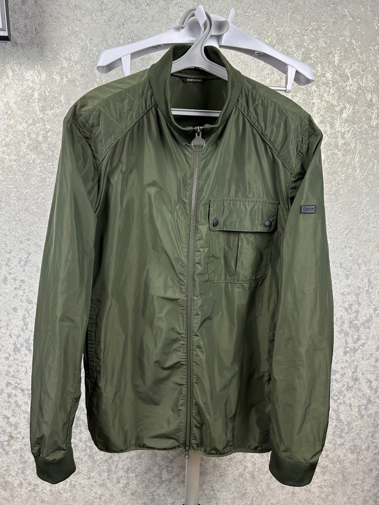 Barbour International Marsden Casual Olive Waterproof Jacket Size XL
