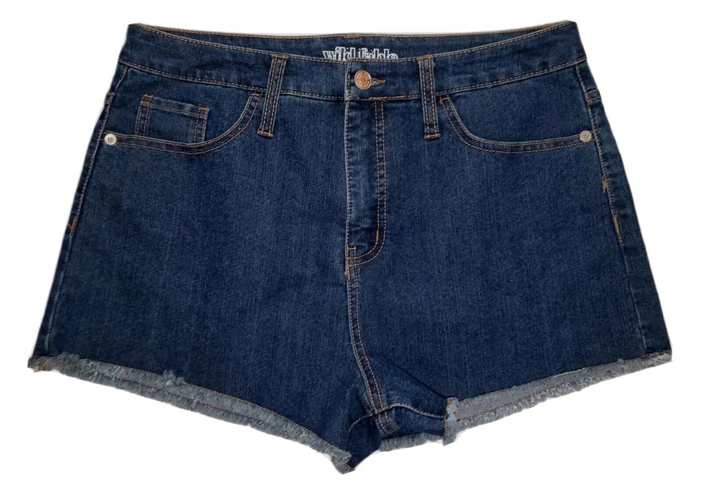 Wild Fable High Rise Dark Wash Denim Cutoff Blue Jean Shorts Women's Size 10