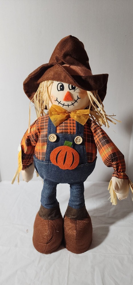 20 Inch Standing Scarecrow For Fall Decorations Produced By Walmart
