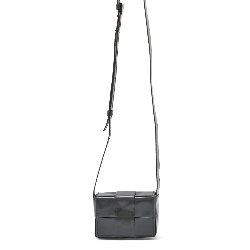 BOTTEGA VENETA Candy Cassette Shoulder Bag 667048 VCQ72 Pouch Calfskin x Nylon 5