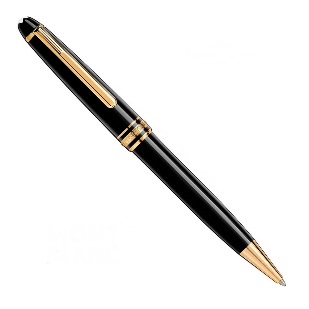 Montblanc Meisterstuck Classique Gold Ballpoint Pen 164 Timeless Gift