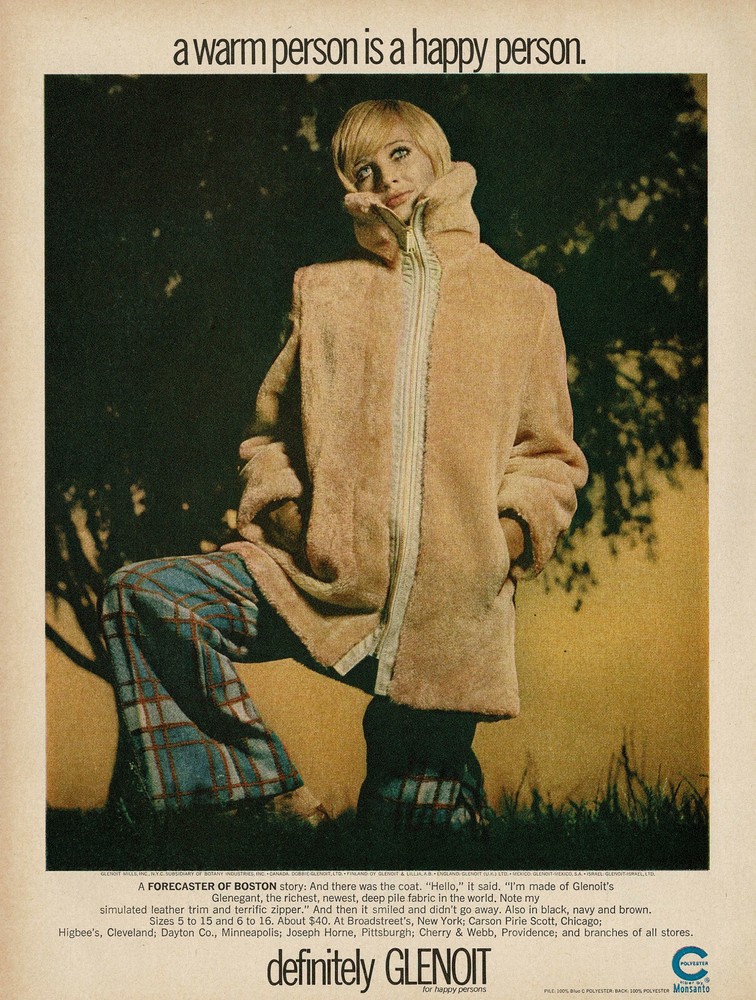 1960s Vintage Forecaster of Boston Bellbottom Womens Clothing Photo Print Ad