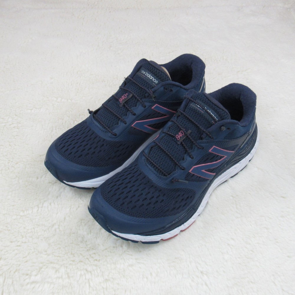 New Balance 840v4 Womens Sz 8 Running Shoes Blue Pink Athletic Trainer Sneaker