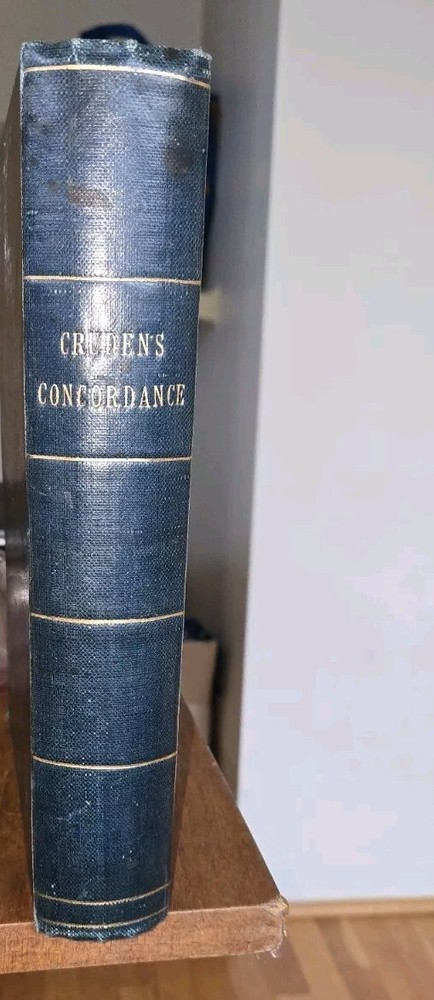 cruden's concordance 1761 2nd Edition