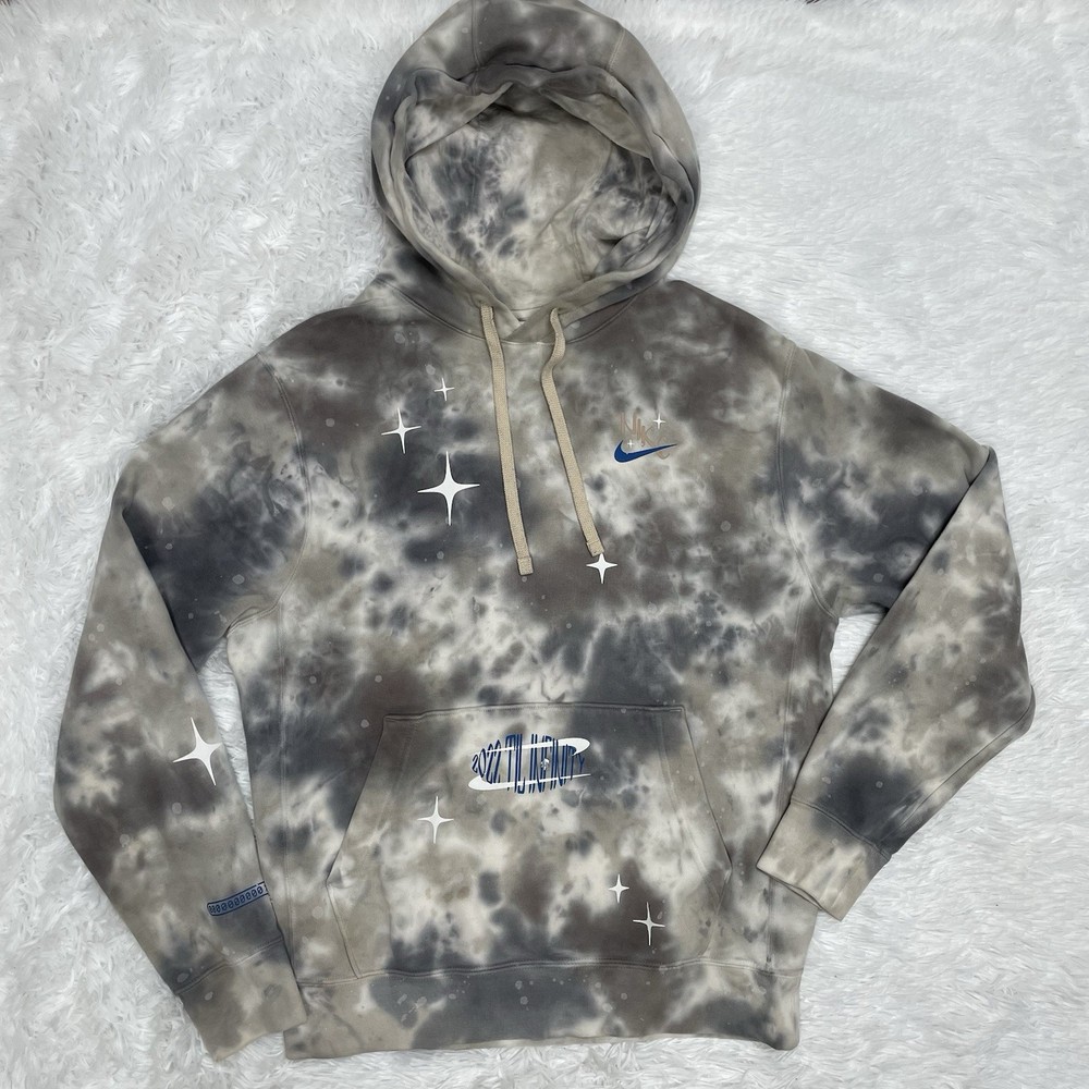 Nike Sportswear Spacewave Hoodie Pullover Mens Small S FB9042 Sweatshirt