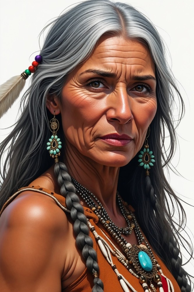 Native American Woman Indian 4 X 6 High Quality Photo Art Print