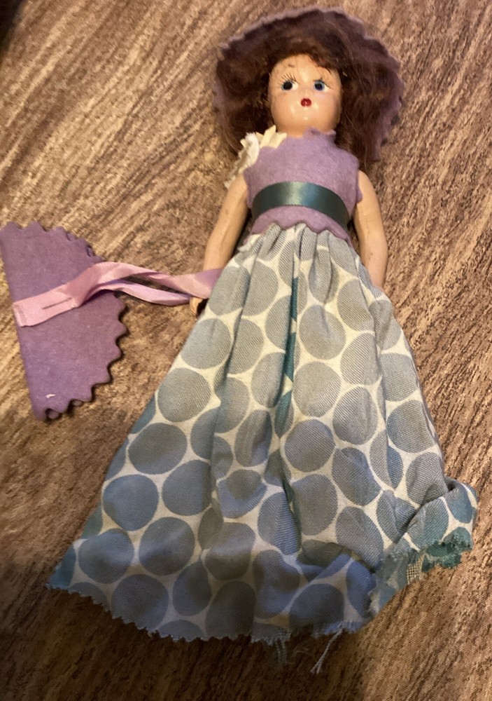 Antique Unmarked Bisque Doll W/ Clothing Original To The Doll?