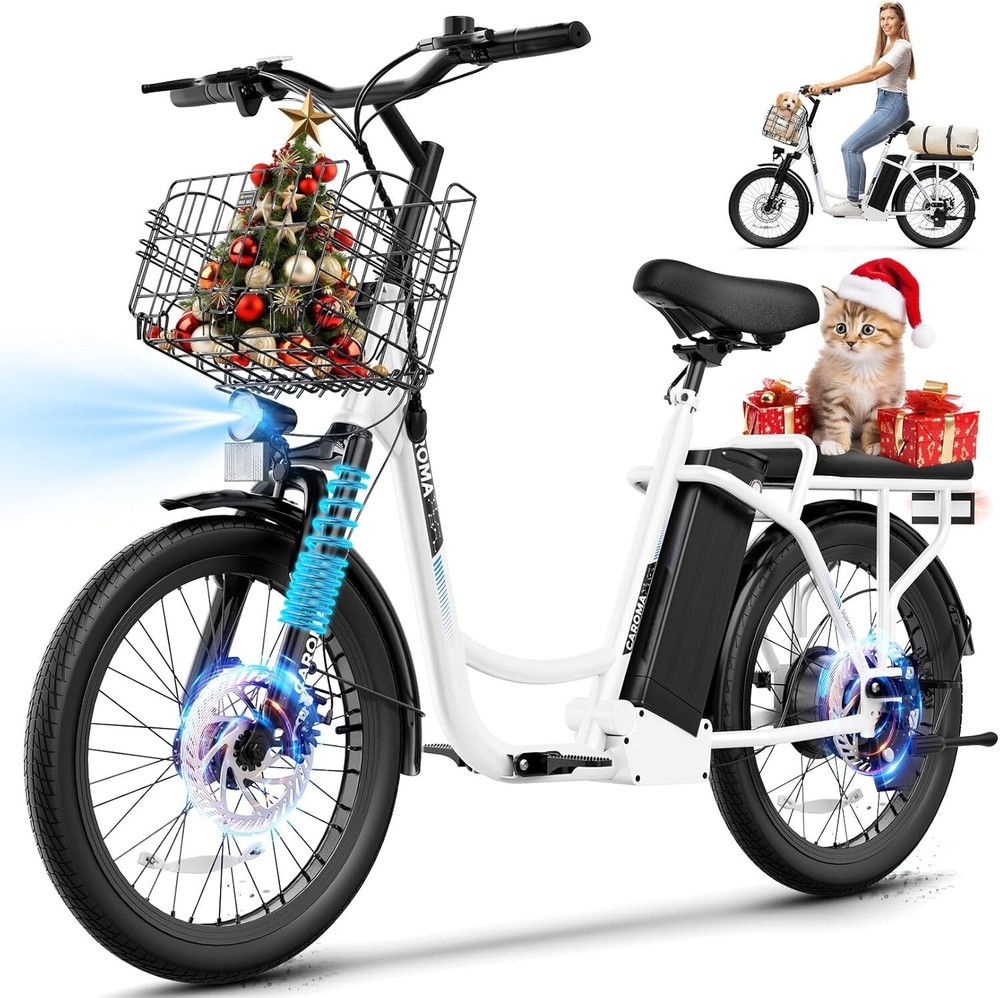 500W Adult Electric Scooter with Seat - Powerful E-Moped E-Bike