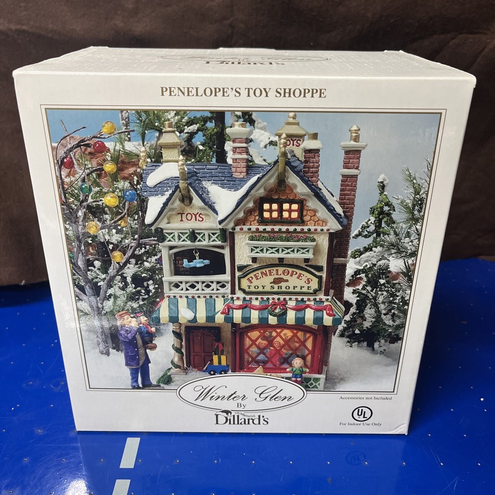 Winter Glen Penelope's Toy Shoppe by Dillard's Trimmings 2002 Lemax NO LIGHT
