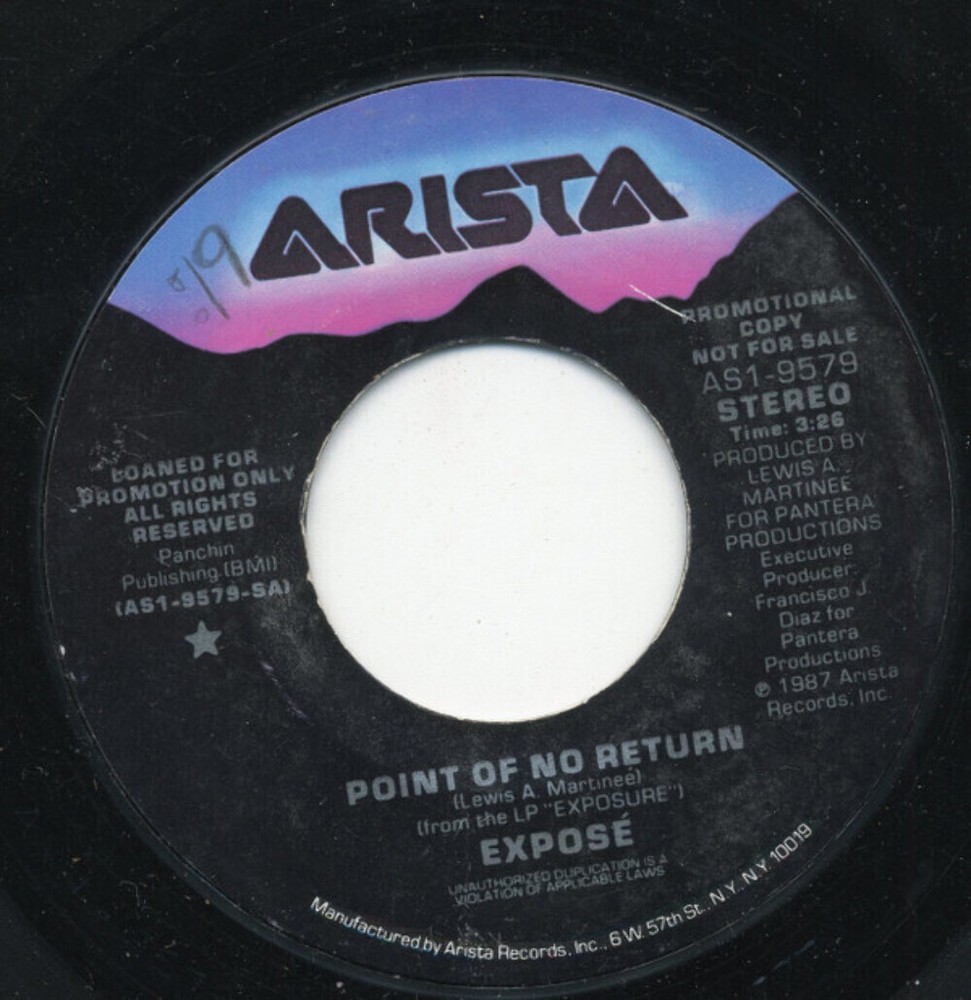Expos√© - Point Of No Return - Arista - AS1-9579 - 7