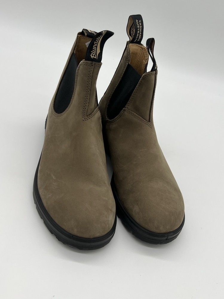 Blundstone 1941 Classic 550 Chelsea Boot in Stone Nubuck UK 7.5 US 8.5 Wm 10.5