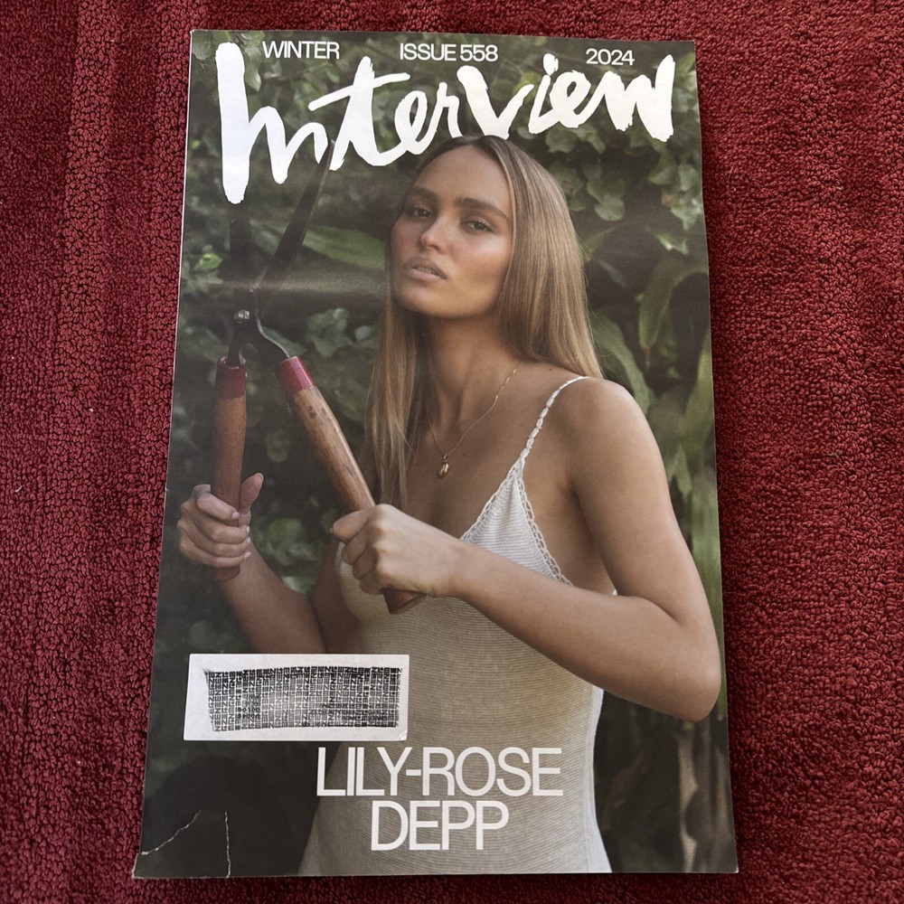 Interview Magazine Winter 2024 Lily-Rose Depp Edmund White Mason Ramsey