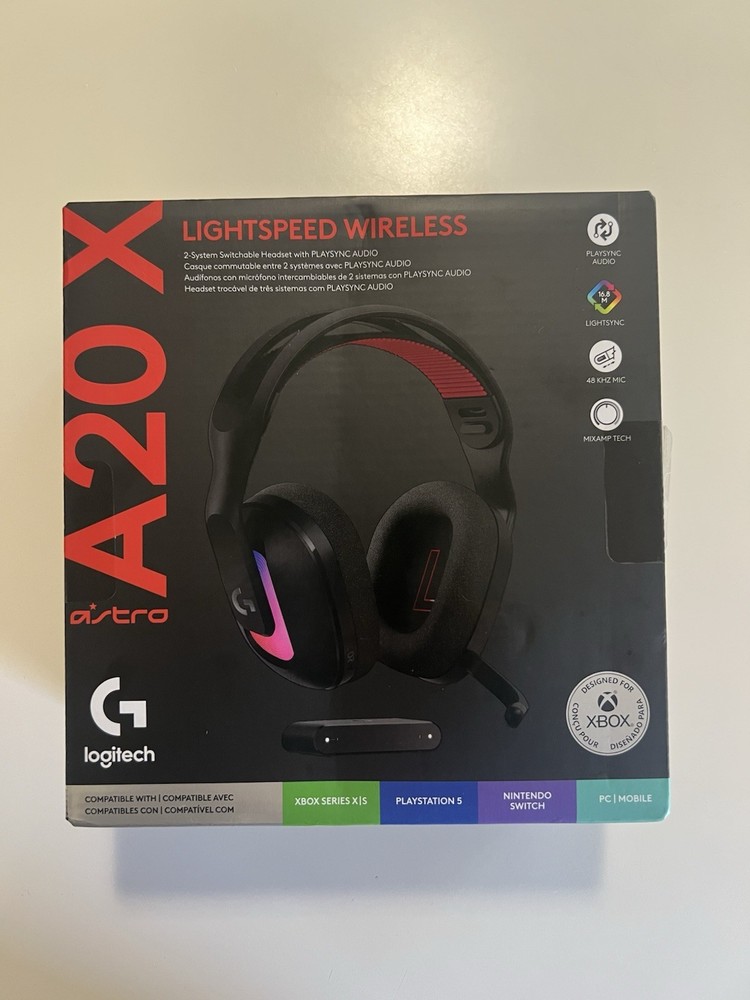 Logitech G Astro A20 x Lightspeed Wireless Gaming Headset with PLAYSYNC