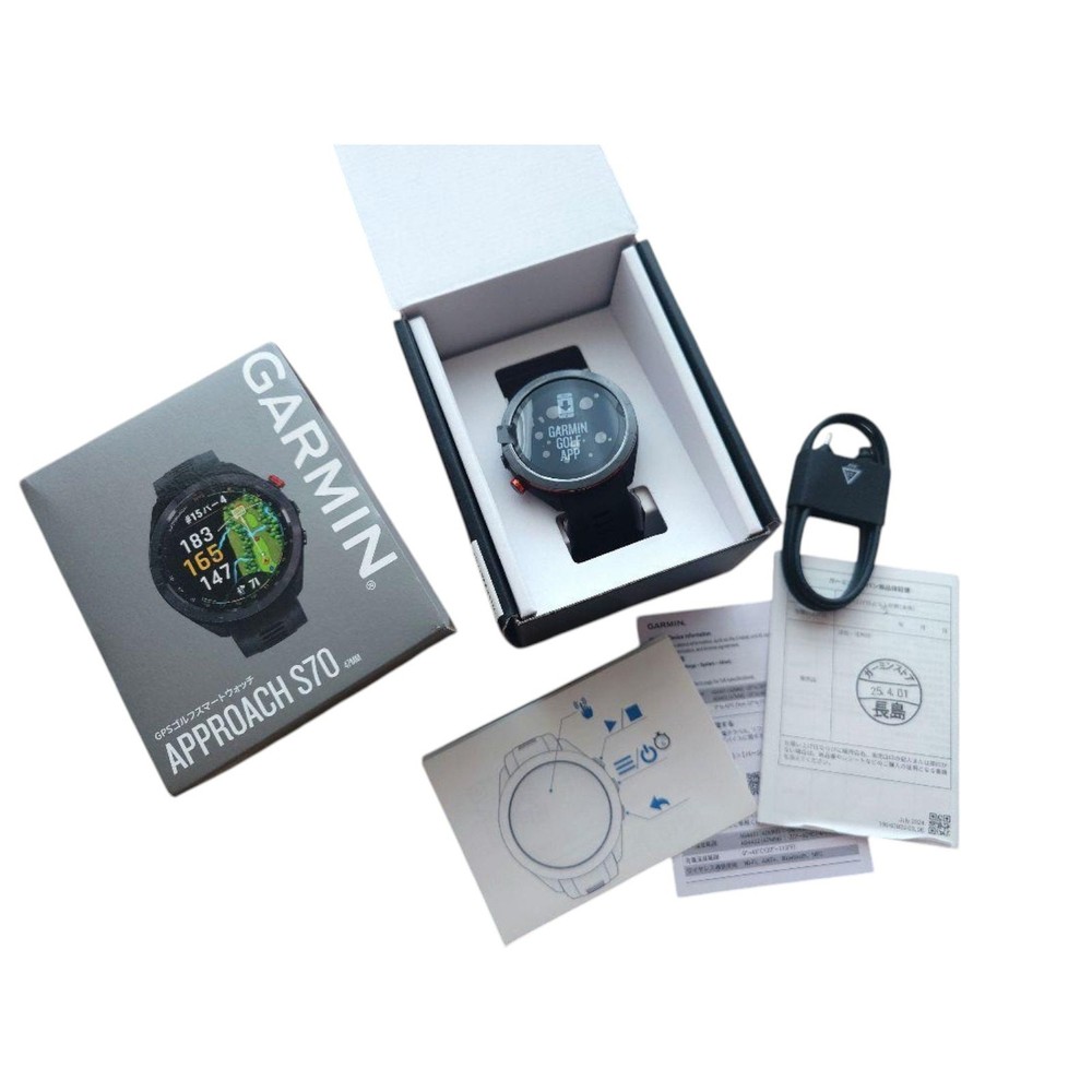 Garmin Approach S70 Golf GPS Watch with Warranty - Like New, Film Intact
