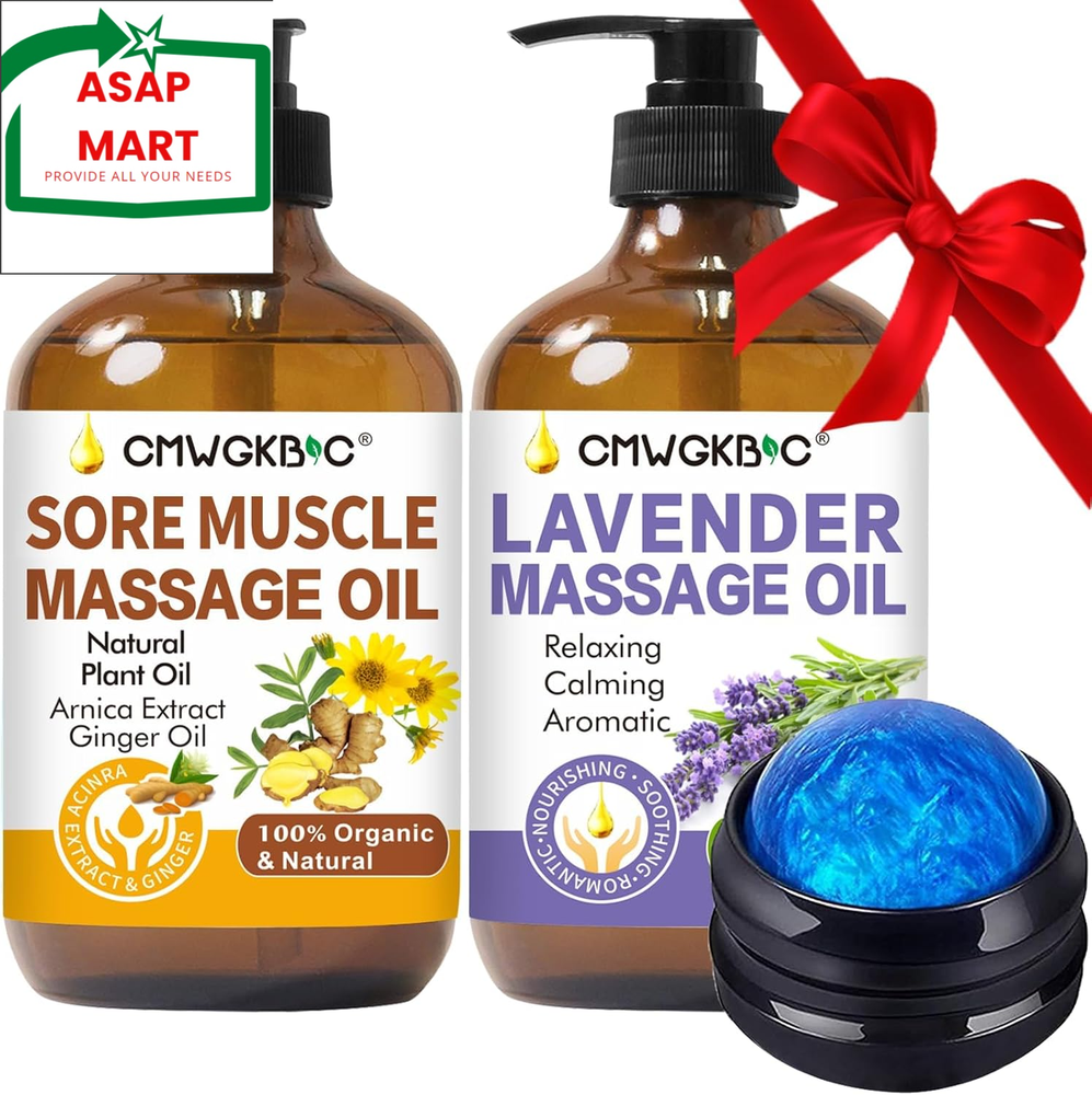 Valentines Day Gifts for Him Her,Gift for Women Men,Massage Oil for Massage Ther-image