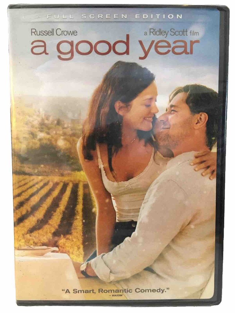 A Good Year (DVD 2006 Full Screen Ed.) Russell Crowe! Brand New! Factory Sealed!-image