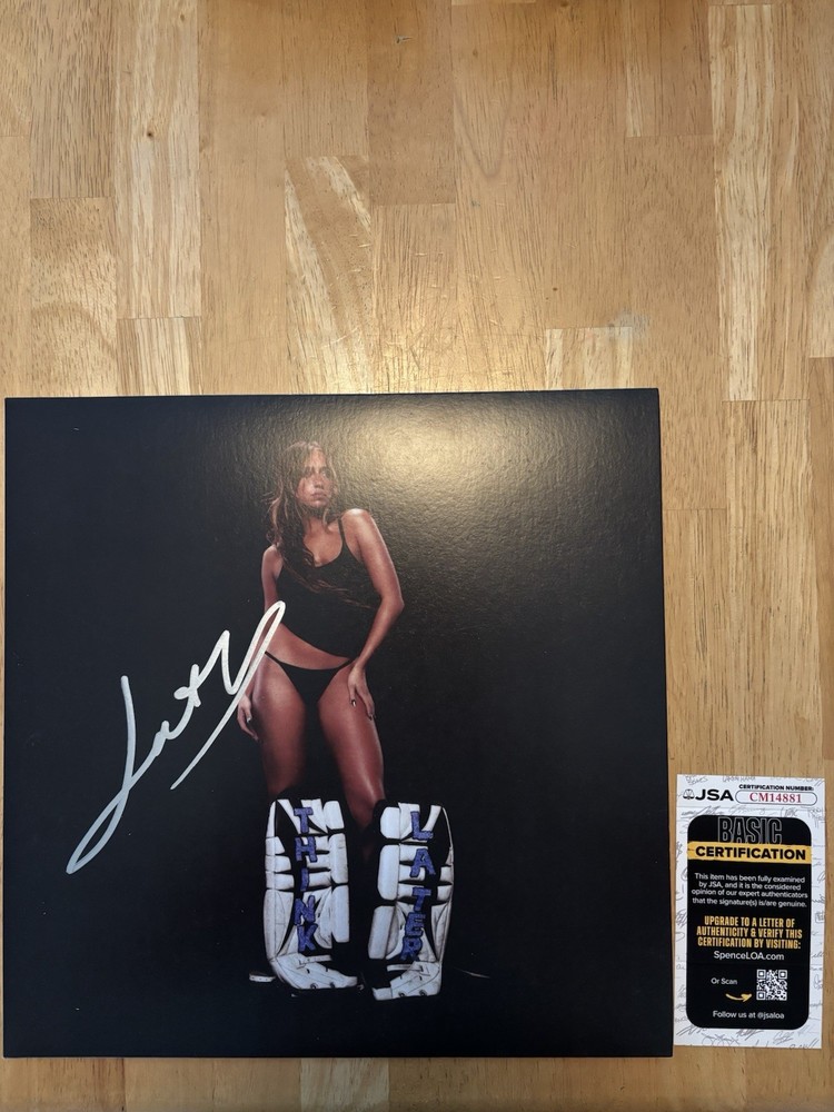 Tate McRae Signed Autographed “ Think Later” Vinyl Record. JSA Coa. Rare.