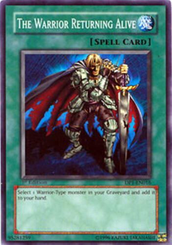 The Warrior Returning Alive - DP1-EN016 - Common - Unlimited Edition x3 - Near M