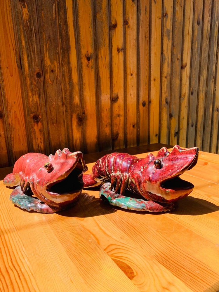Atlantic Coastal Lobster Beach Pottery Wall Art