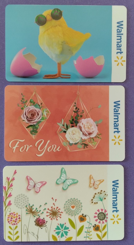 Gift Card Lot (3): 2024 Walmart New Issues! (USA) (new/0$)-image