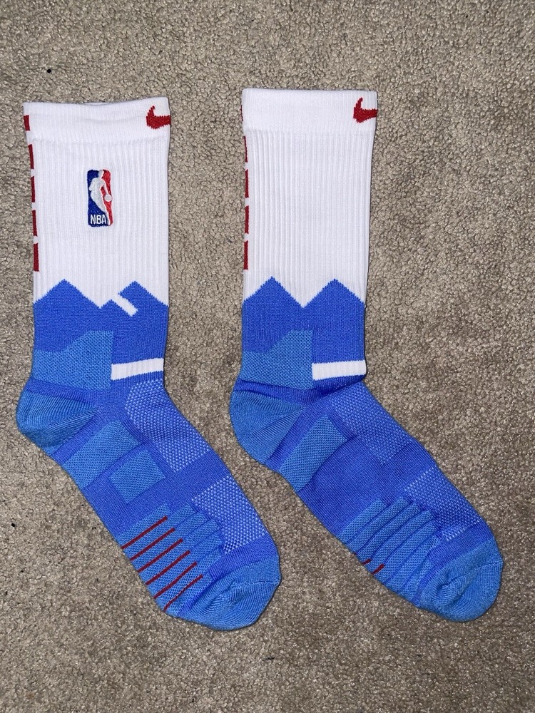 Size 8-12m-Nike Elite Dri-Fit NBA Sacramento Kings Basketball Crew Socks White