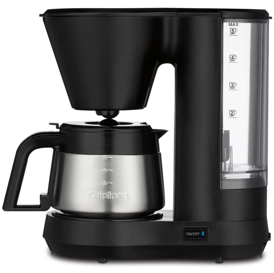 Cuisinart 5-Cup Coffeemaker with Stainless Steel Carafe Black DCC-5570NAS